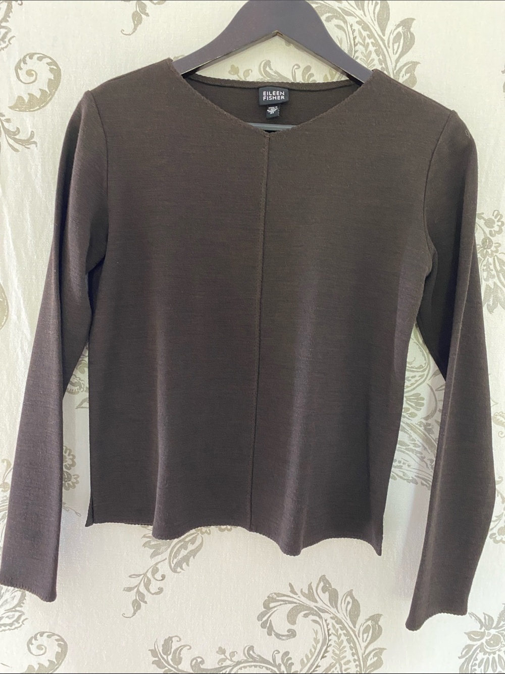 Vintage Eileen Fisher Wool blend Sweater USA ItalianFabric